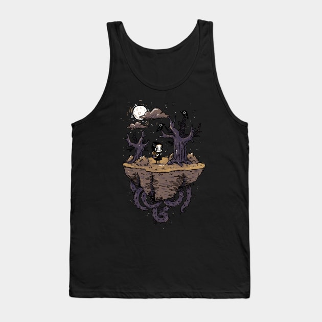 Dark Wood Tank Top by Freeminds